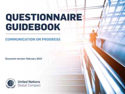 Communication on Progress Questionnaire Guidebook